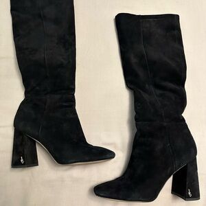 Sam Edelman Clarem Black Suede Boots